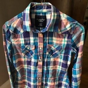 American Eagle Outfitters Plaid Shirt - Women's